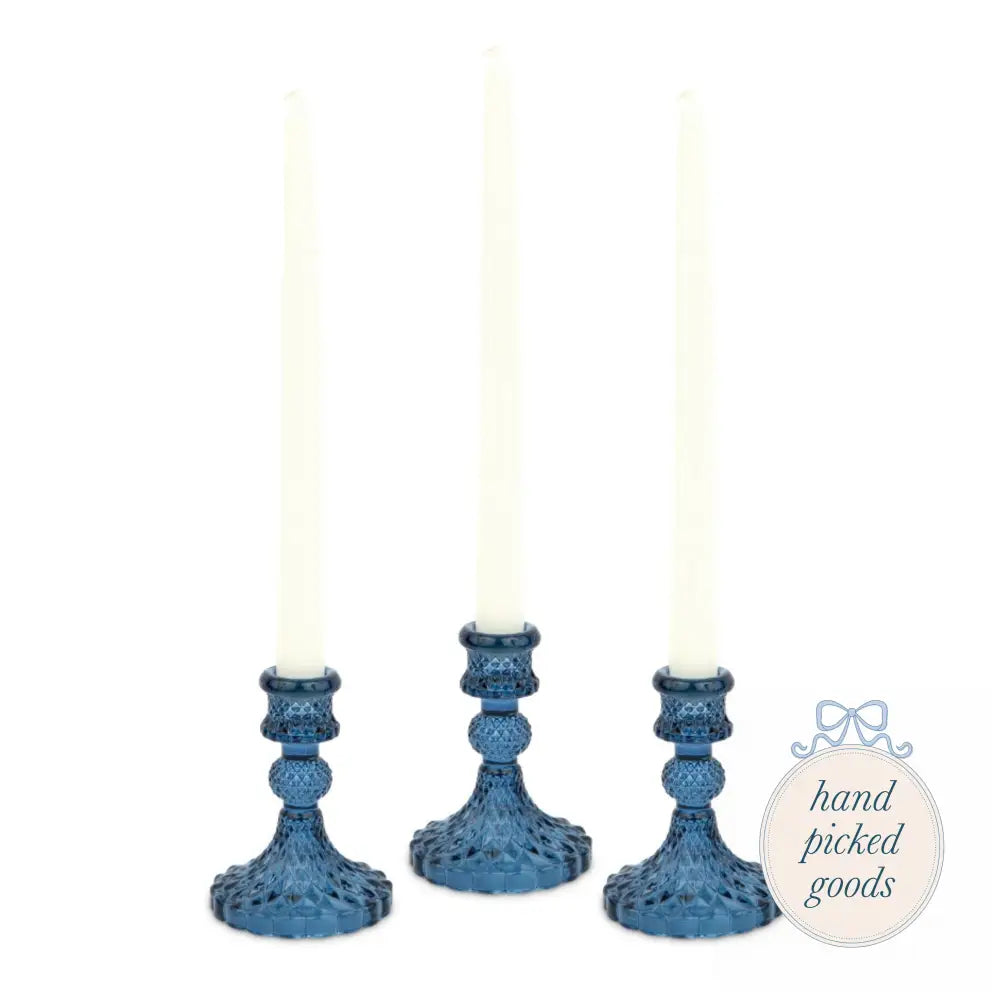 Vintage Style Glass Candle Holder Decor - Candlesticks