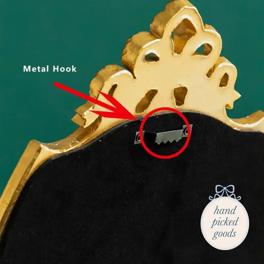 Vintage Style Gold Tabletop Mirror Decor - Decoration