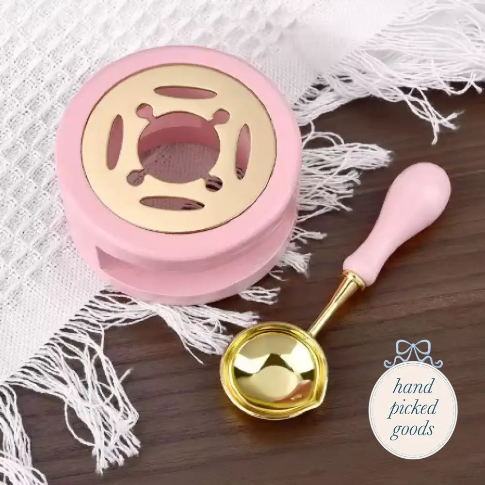 Wax Seal Melting Set Pink Stationery and gift - Stationery