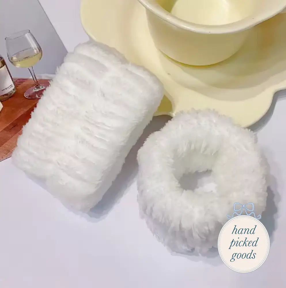 Wrist Microfiber Washband White Femme - Face and Body